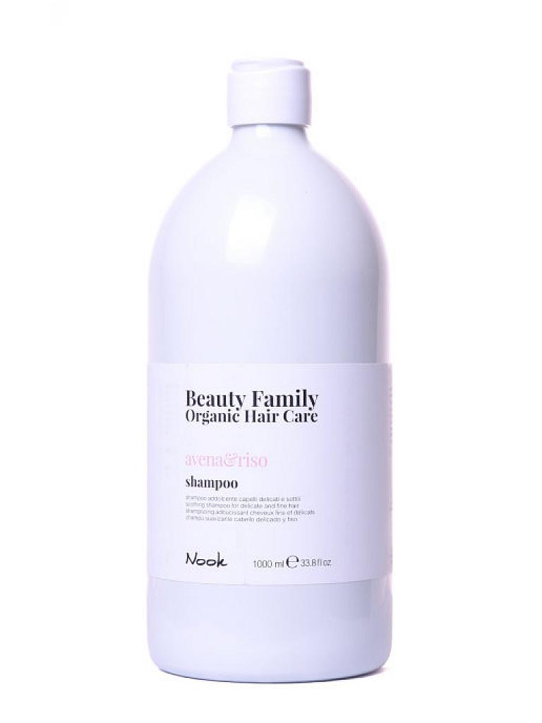 Shampoo Avena&Riso 1000 мл Шампунь успокаивающий для тонких и ломких волос	
