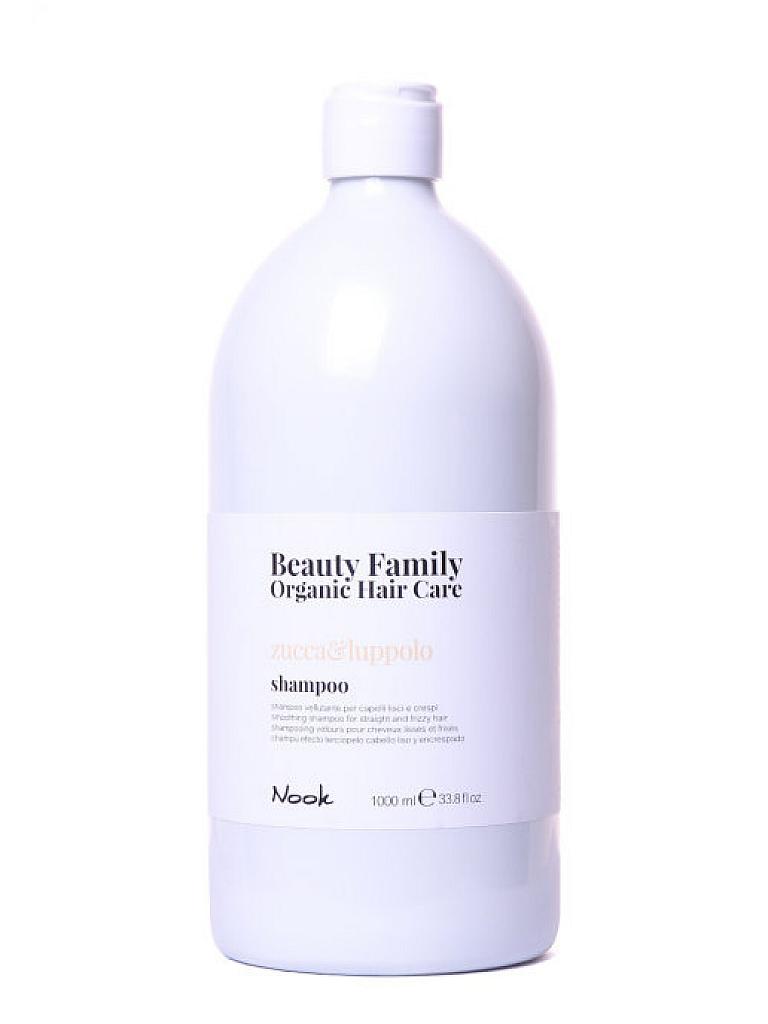 Shampoo Zucca&Luppolo 1000 мл Шампунь разглаживающий для прямых и вьющихся волос