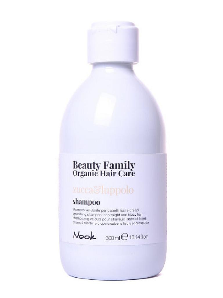 Shampoo Zucca&Luppolo 300 мл Шампунь разглаживающий для прямых и вьющихся волос