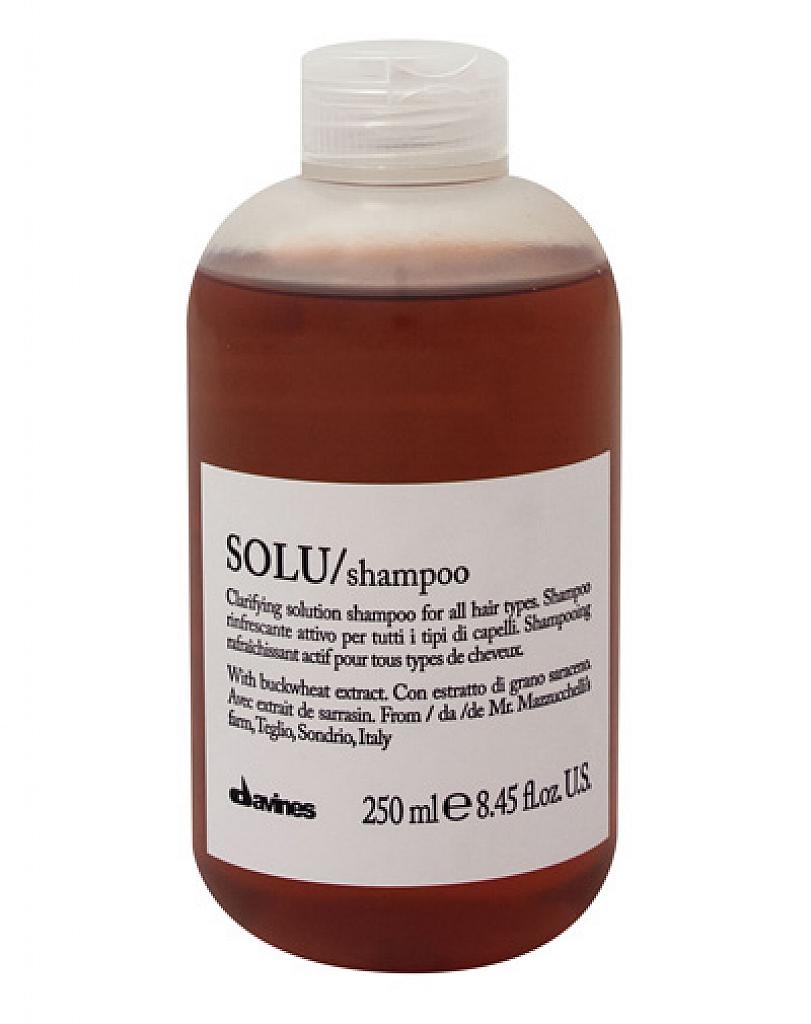 SOLU/shampoo - Активно освежающий шампунь для глубокого очищения волос 250 мл