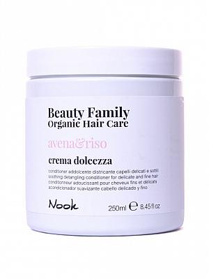 Crema Dolcezza Avena&Riso 250 мл Крем-кондиционер успокаивающий для ломких и тонких волос	