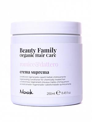 Crema Suprema Romice&Dattero 250 мл Восстанавливающий крем-кондиционер для химически обработанных волос	